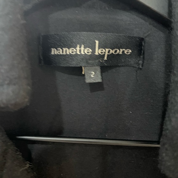 Nanette Lenore wool black military style jacket - Picture 2 of 5